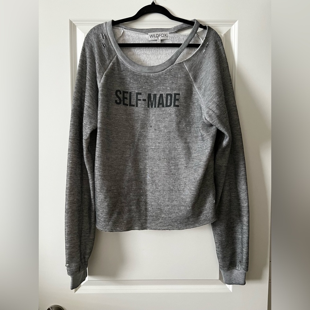 Wildfox distressed sweatshirt!